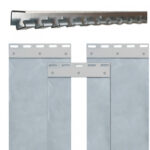 B 0,85 x H 2,00m PVC Streifenvorhang 200 x 2mm