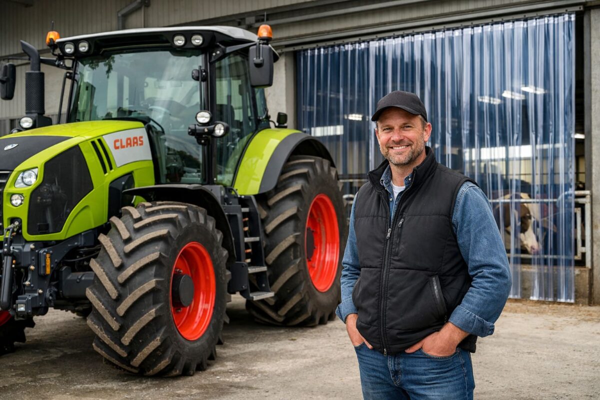 PVC Vorhang in der Landwirtschaft